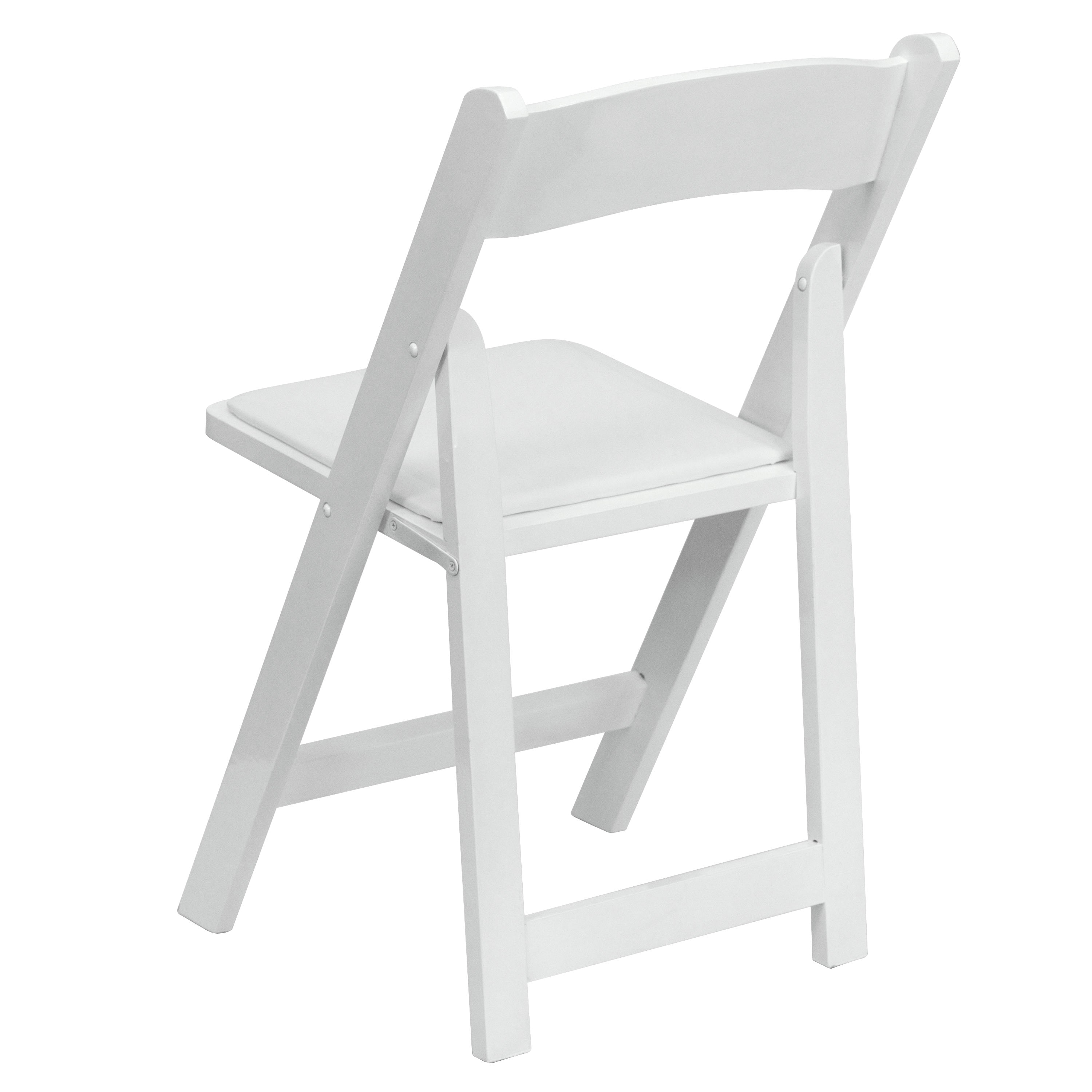 Series Wood Folding Chair with Vinyl Padded Seat