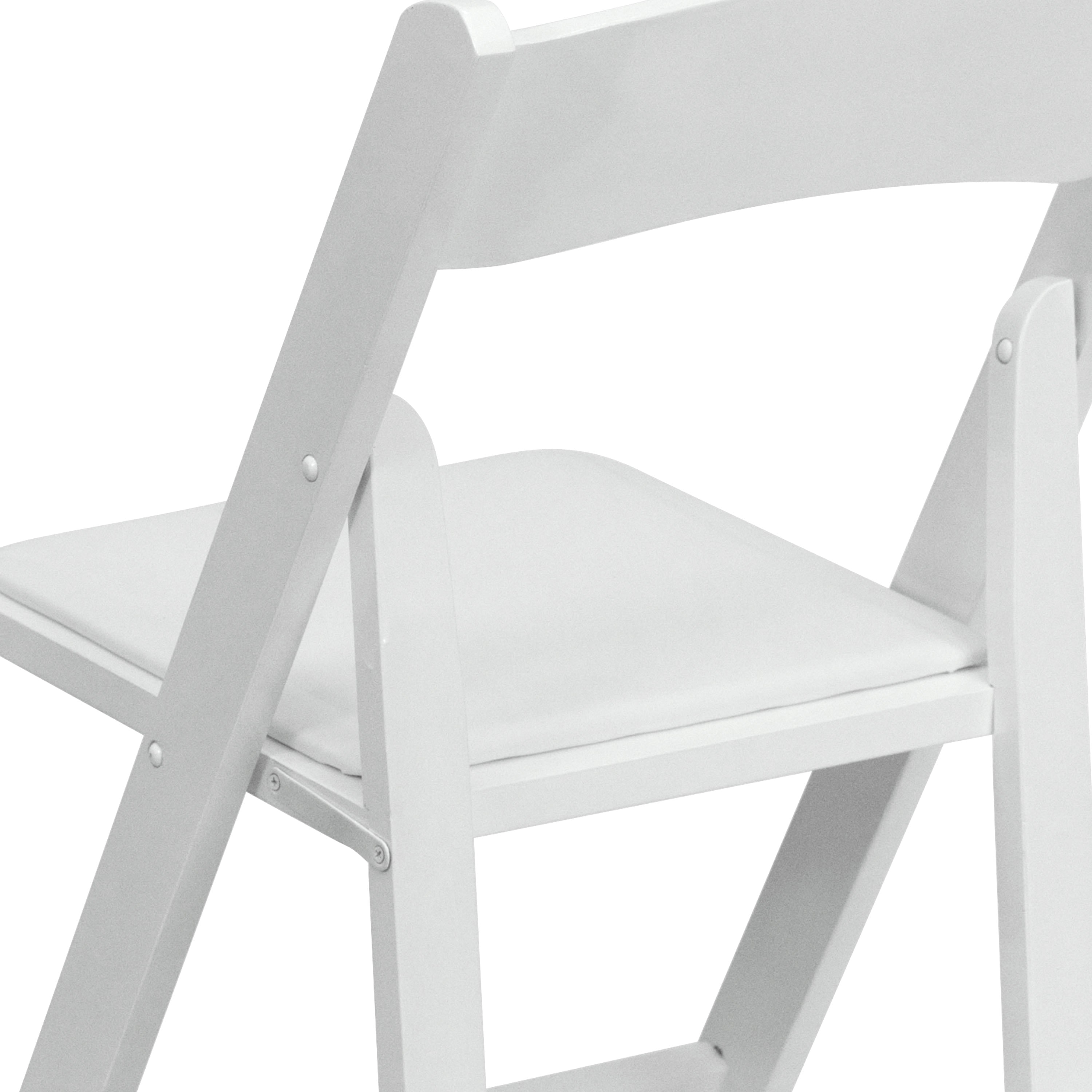 Series Wood Folding Chair with Vinyl Padded Seat