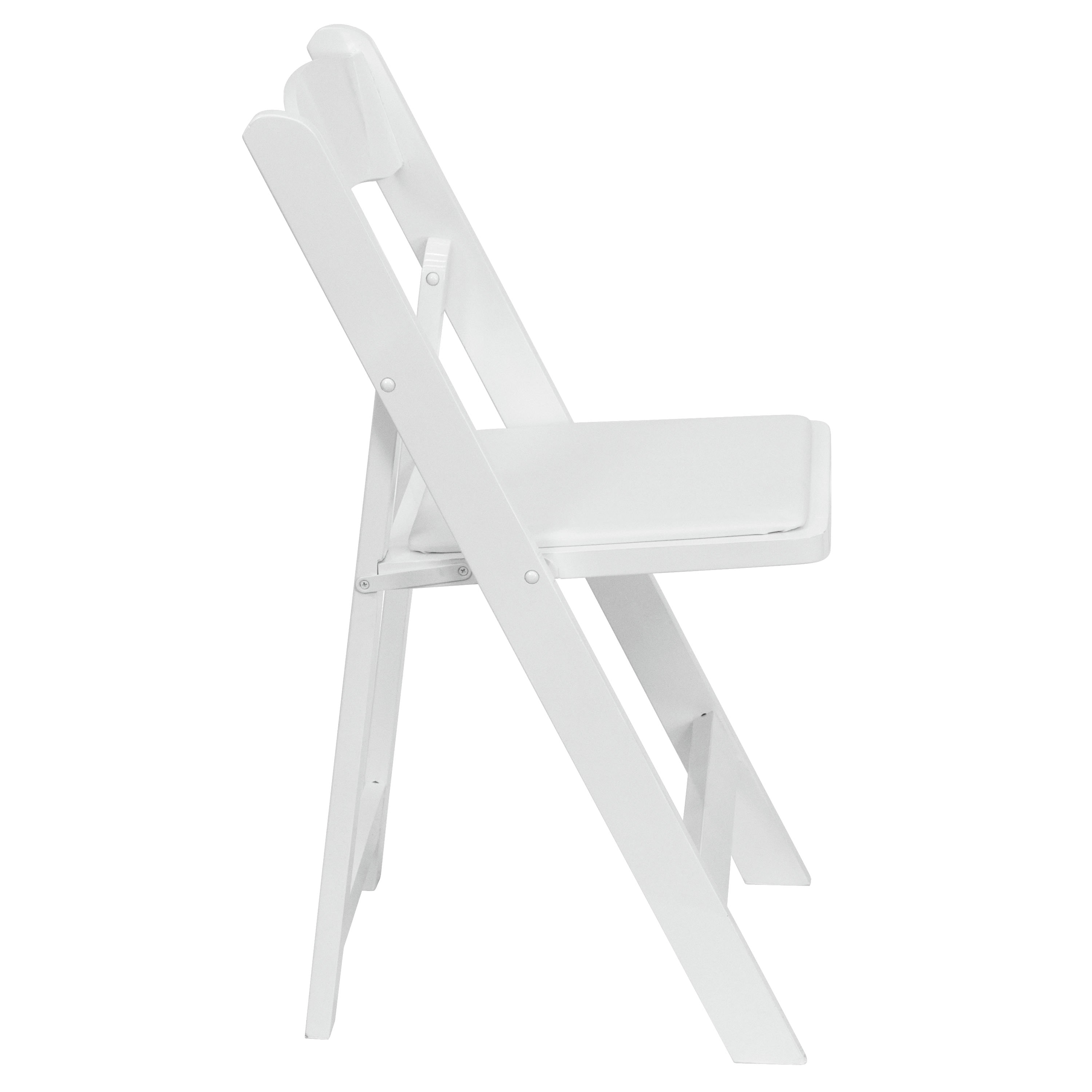 Series Wood Folding Chair with Vinyl Padded Seat