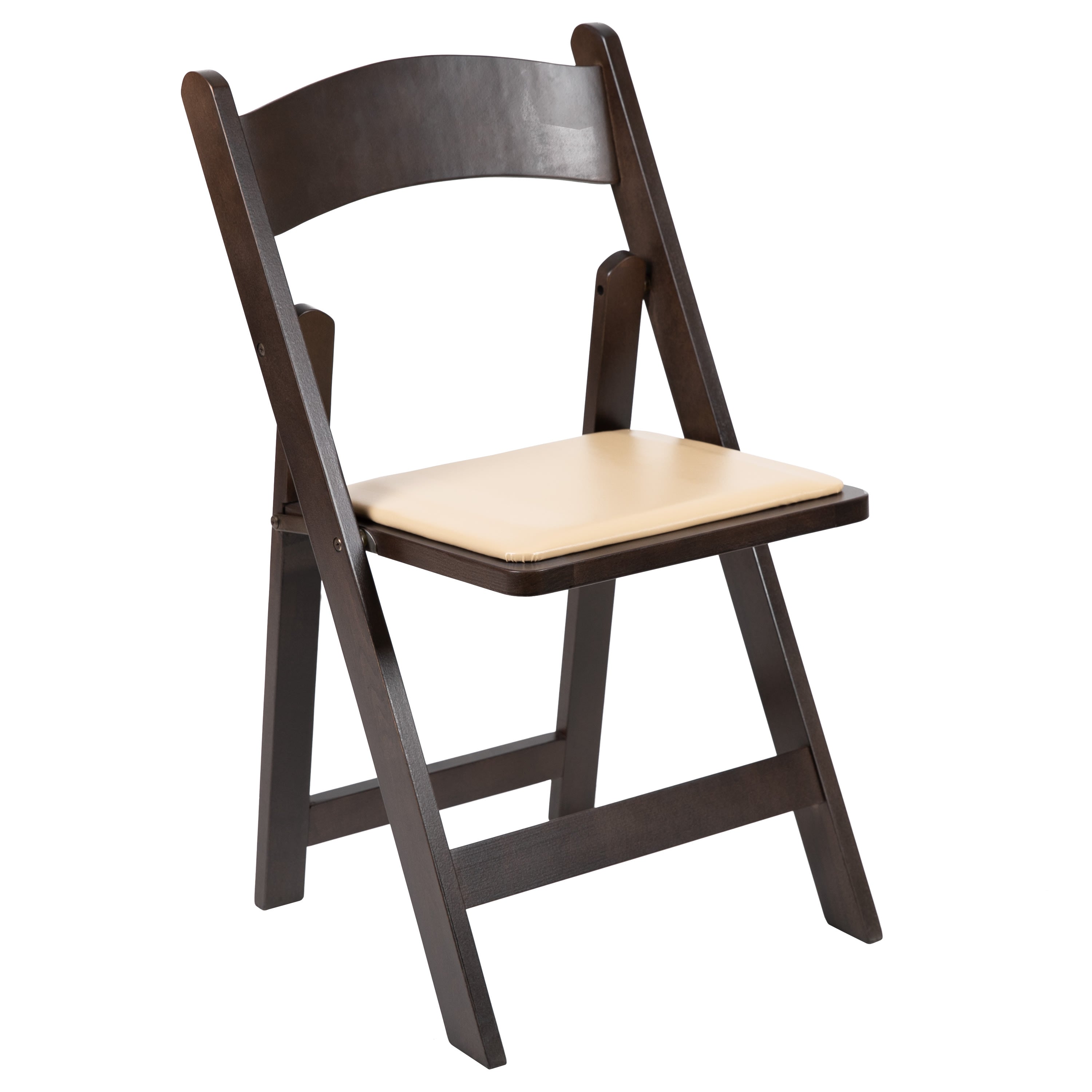 Series Wood Folding Chair with Vinyl Padded Seat