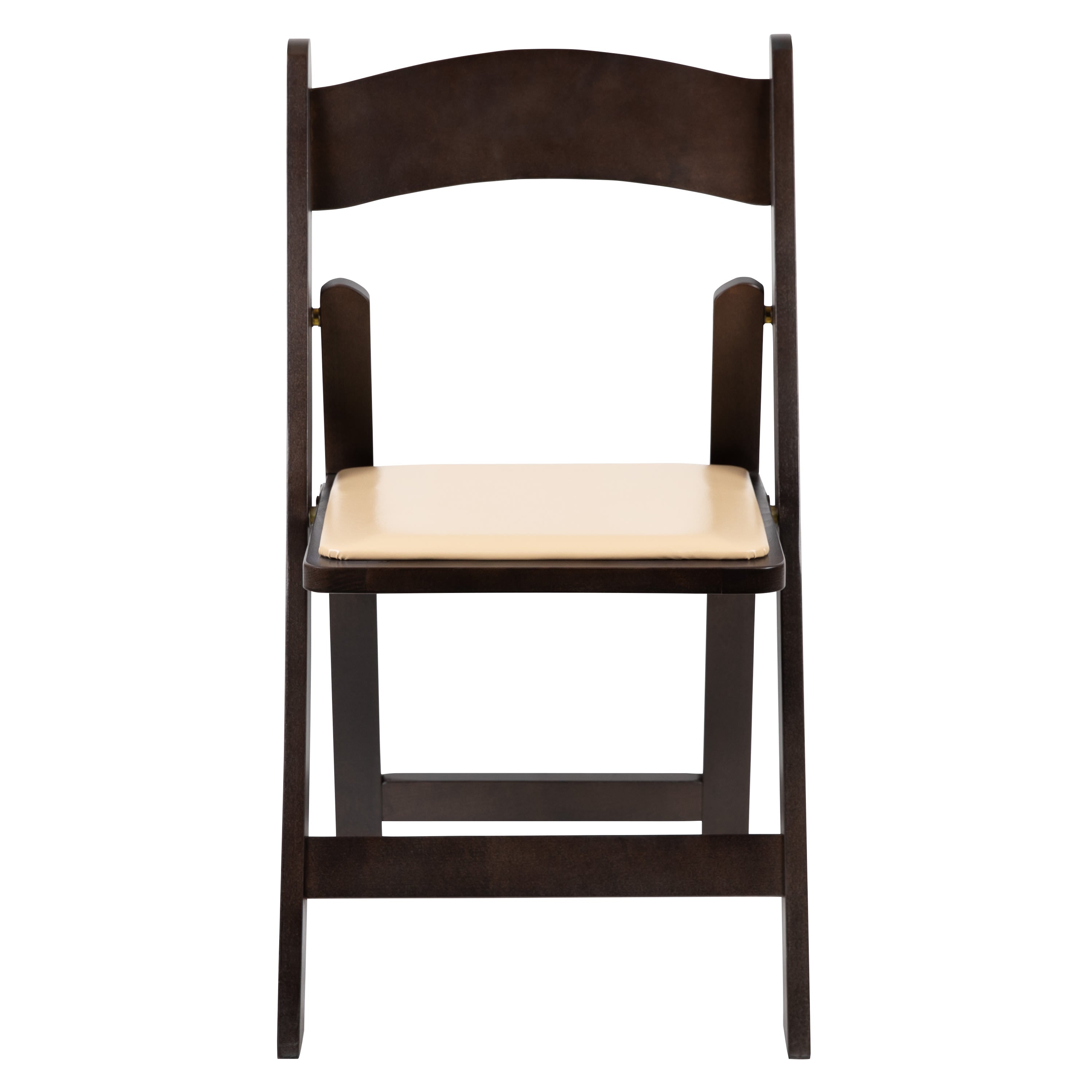 Series Wood Folding Chair with Vinyl Padded Seat