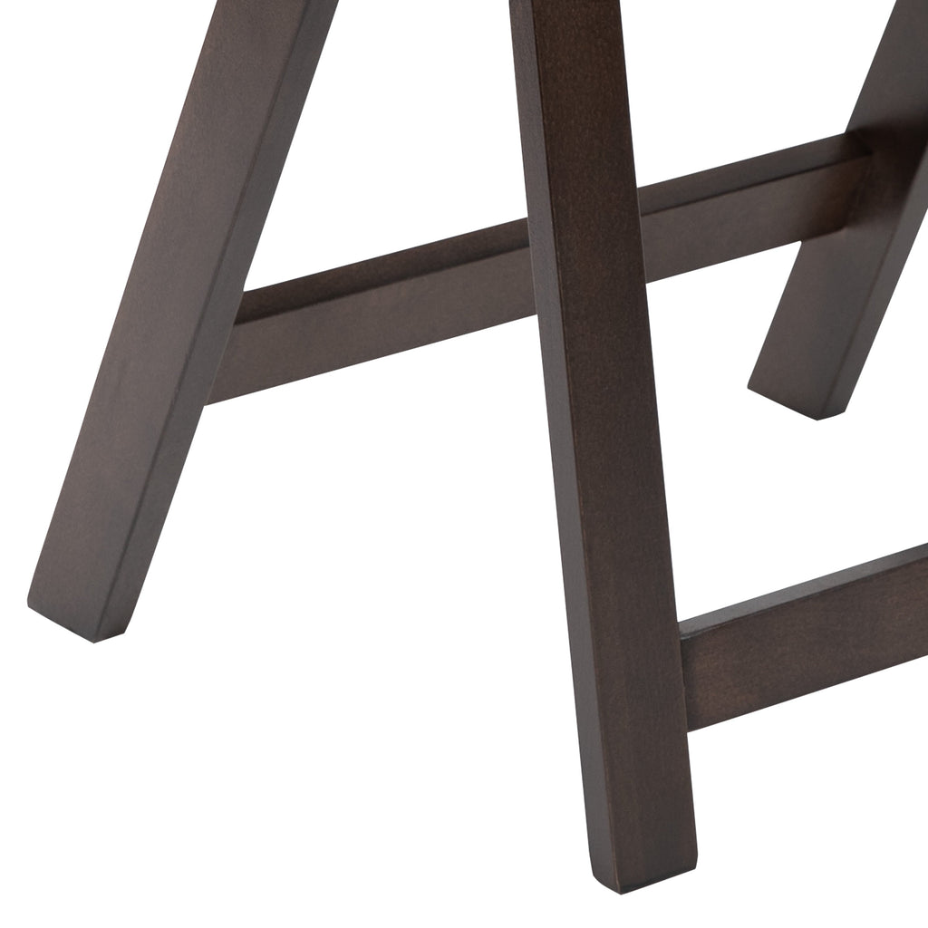 Series Wood Folding Chair with Vinyl Padded Seat