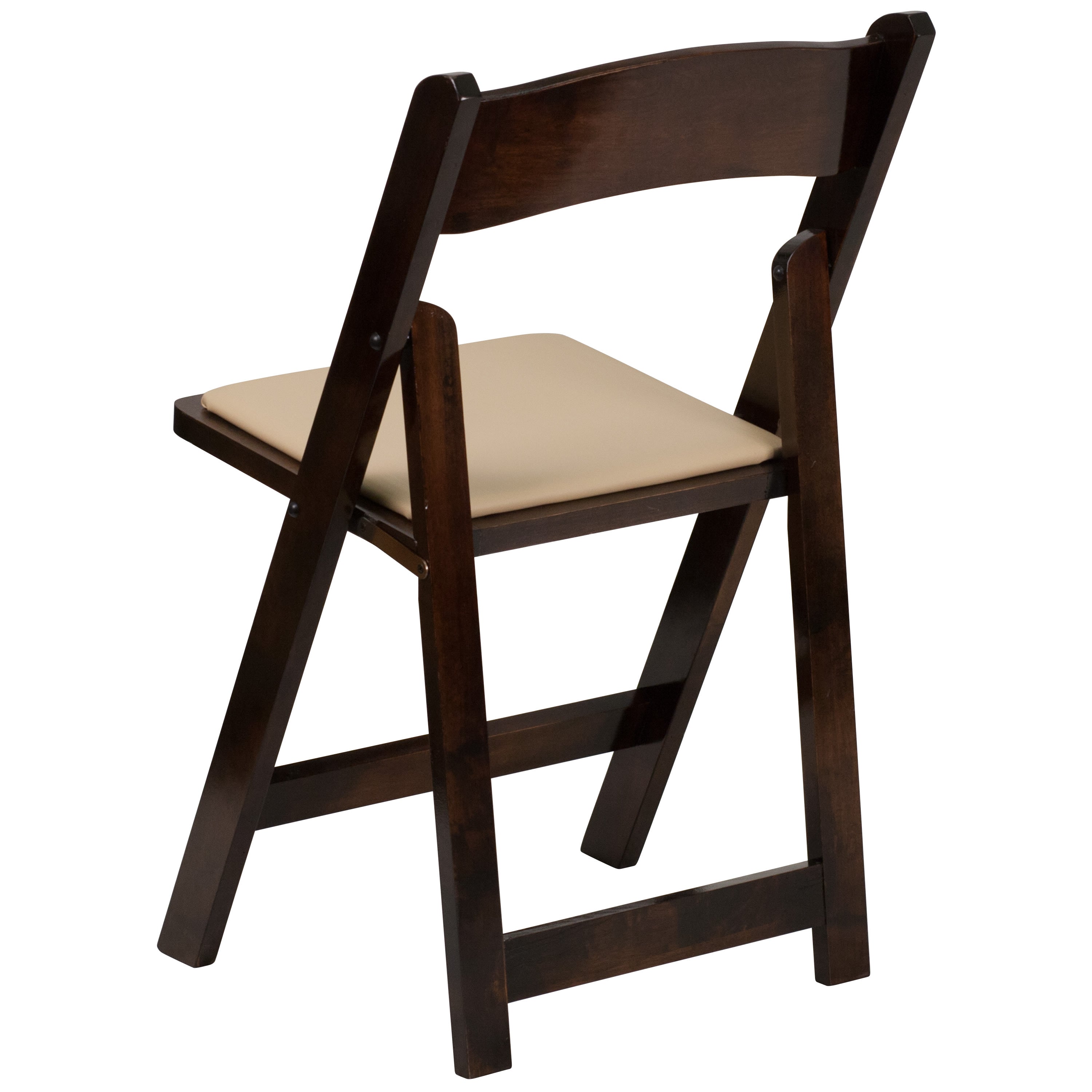 Series Wood Folding Chair with Vinyl Padded Seat