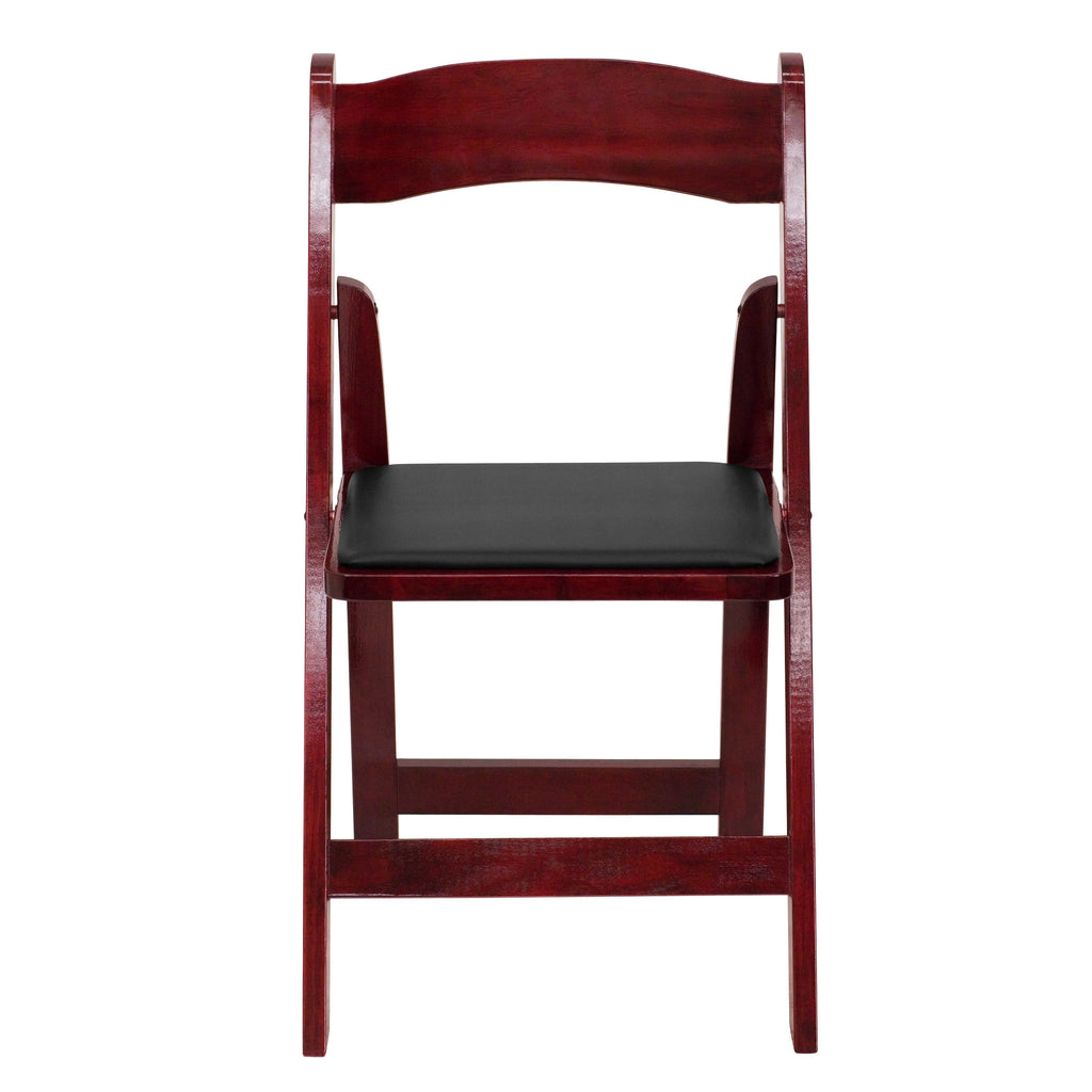 Series Wood Folding Chair with Vinyl Padded Seat