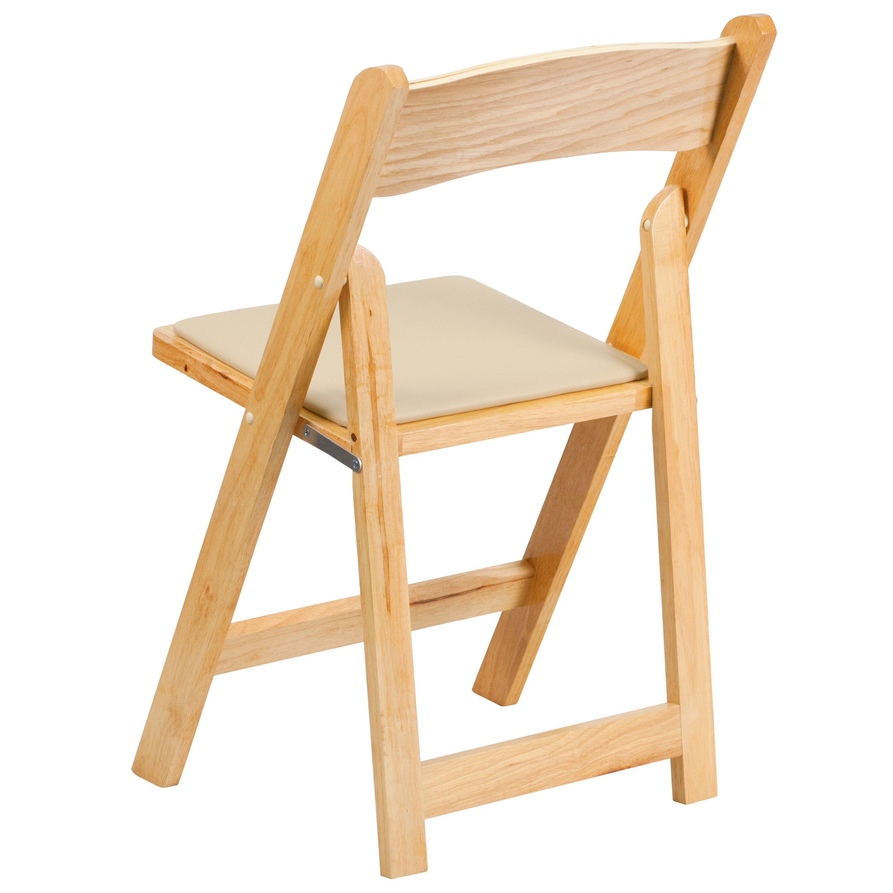 Series Wood Folding Chair with Vinyl Padded Seat
