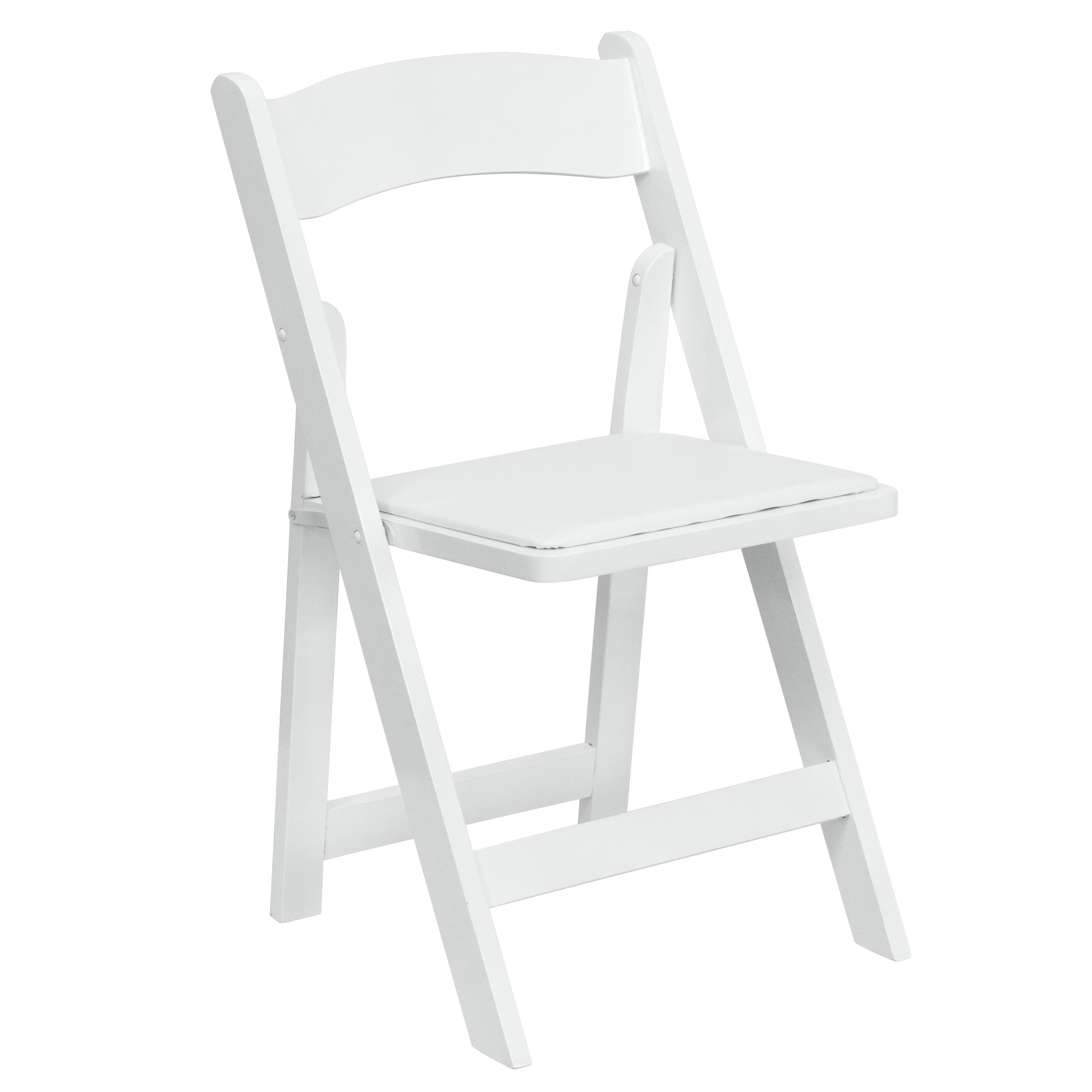 Series Wood Folding Chair with Vinyl Padded Seat