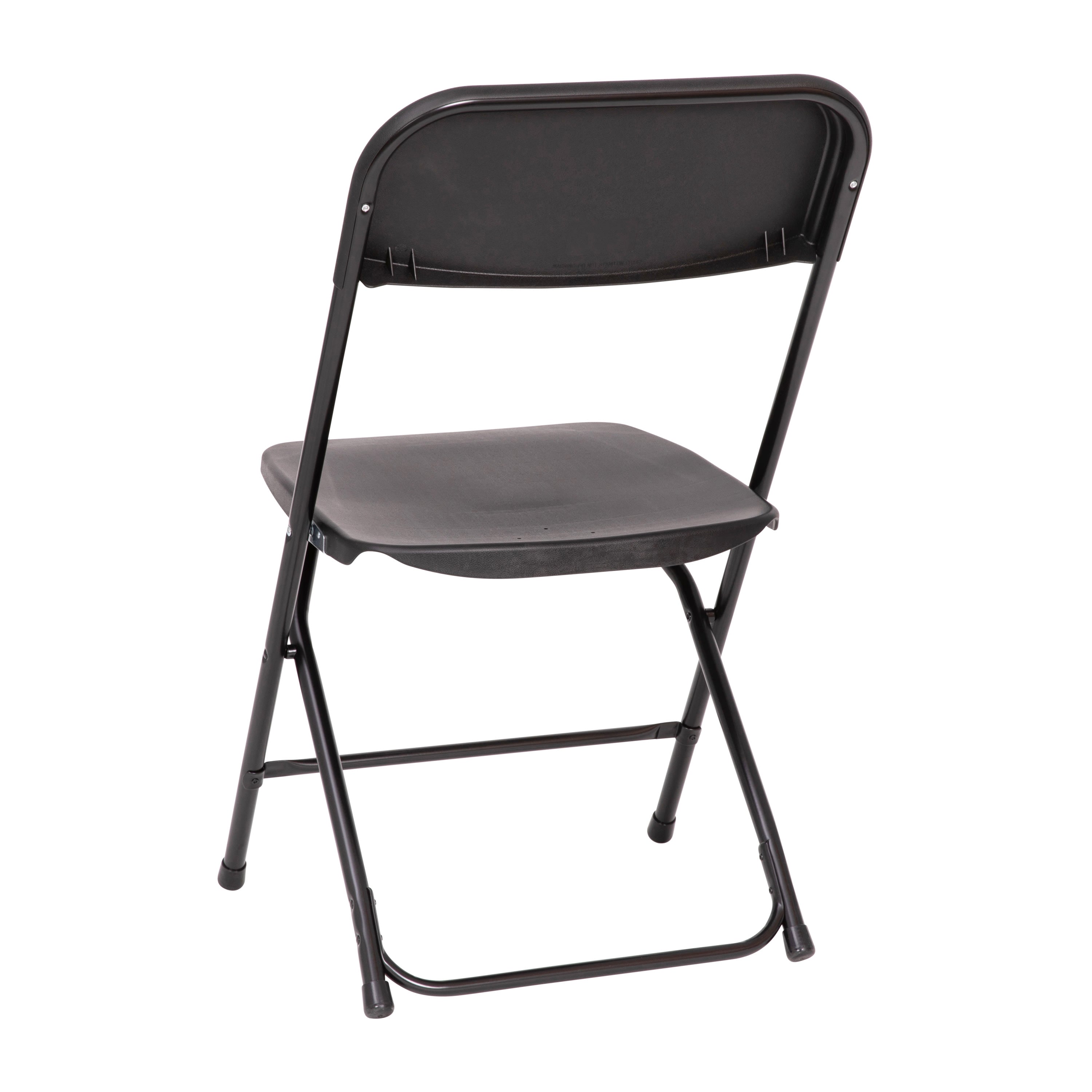 Big and Tall Commercial Folding Chair - Extra Wide 650LB. Capacity - Durable Plastic - 4-Pack
