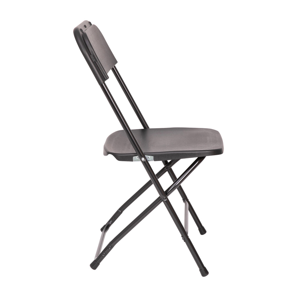 Big and Tall Commercial Folding Chair - Extra Wide 650LB. Capacity - Durable Plastic