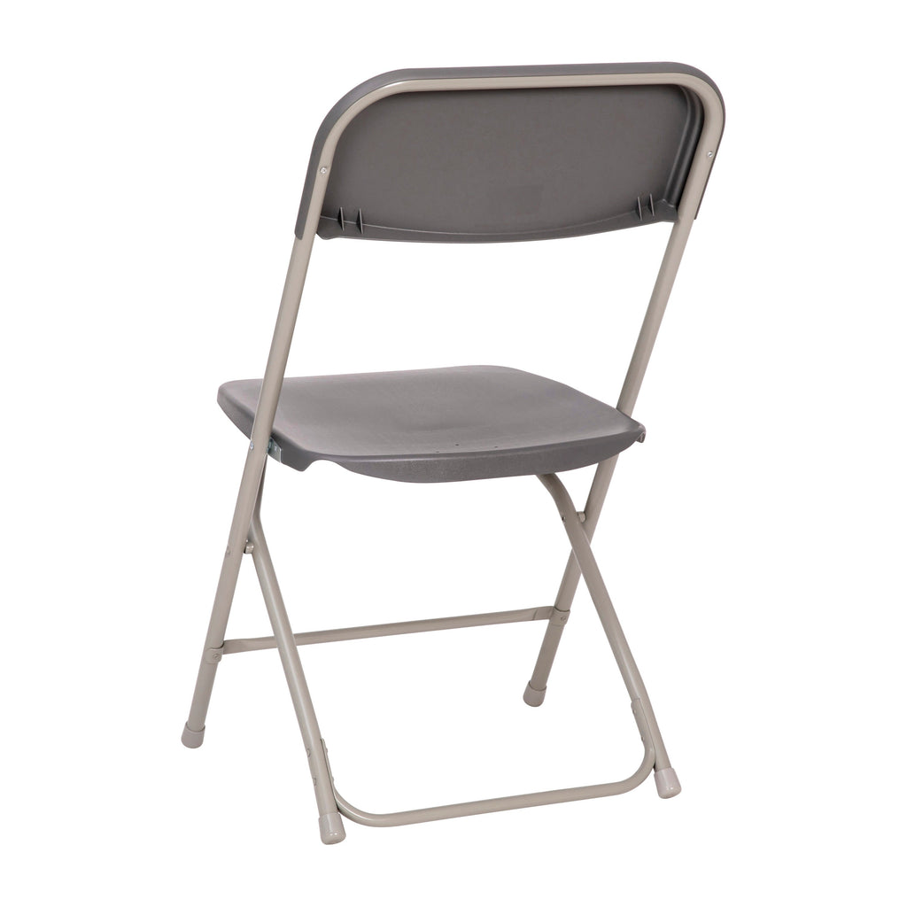 Big and Tall Commercial Folding Chair - Extra Wide 650LB. Capacity - Durable Plastic
