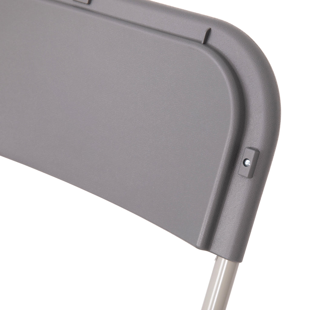 Big and Tall Commercial Folding Chair - Extra Wide 650LB. Capacity - Durable Plastic