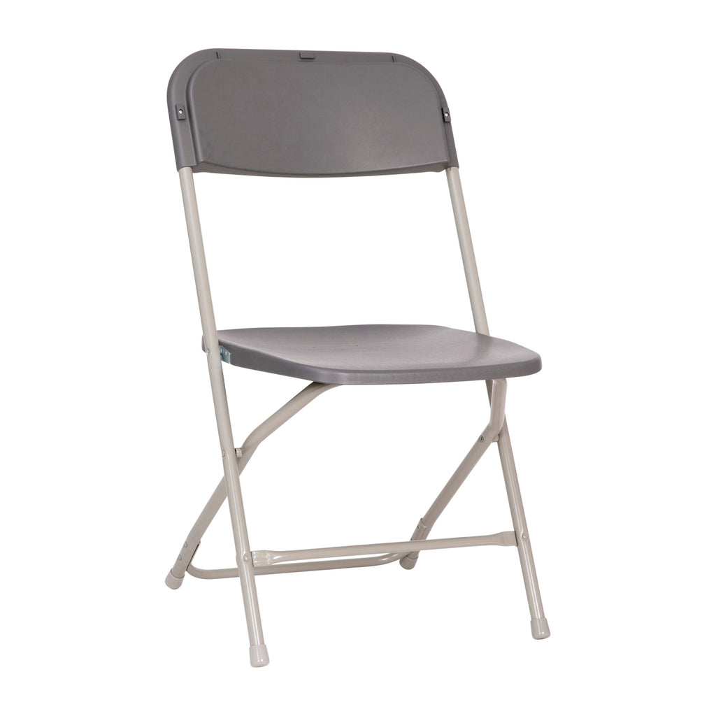 Big and Tall Commercial Folding Chair - Extra Wide 650LB. Capacity - Durable Plastic