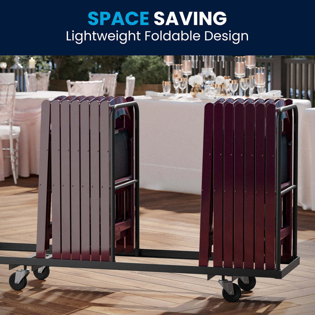 Folding Chair - Stackable Resin – 800LB Weight Capacity Event Chair