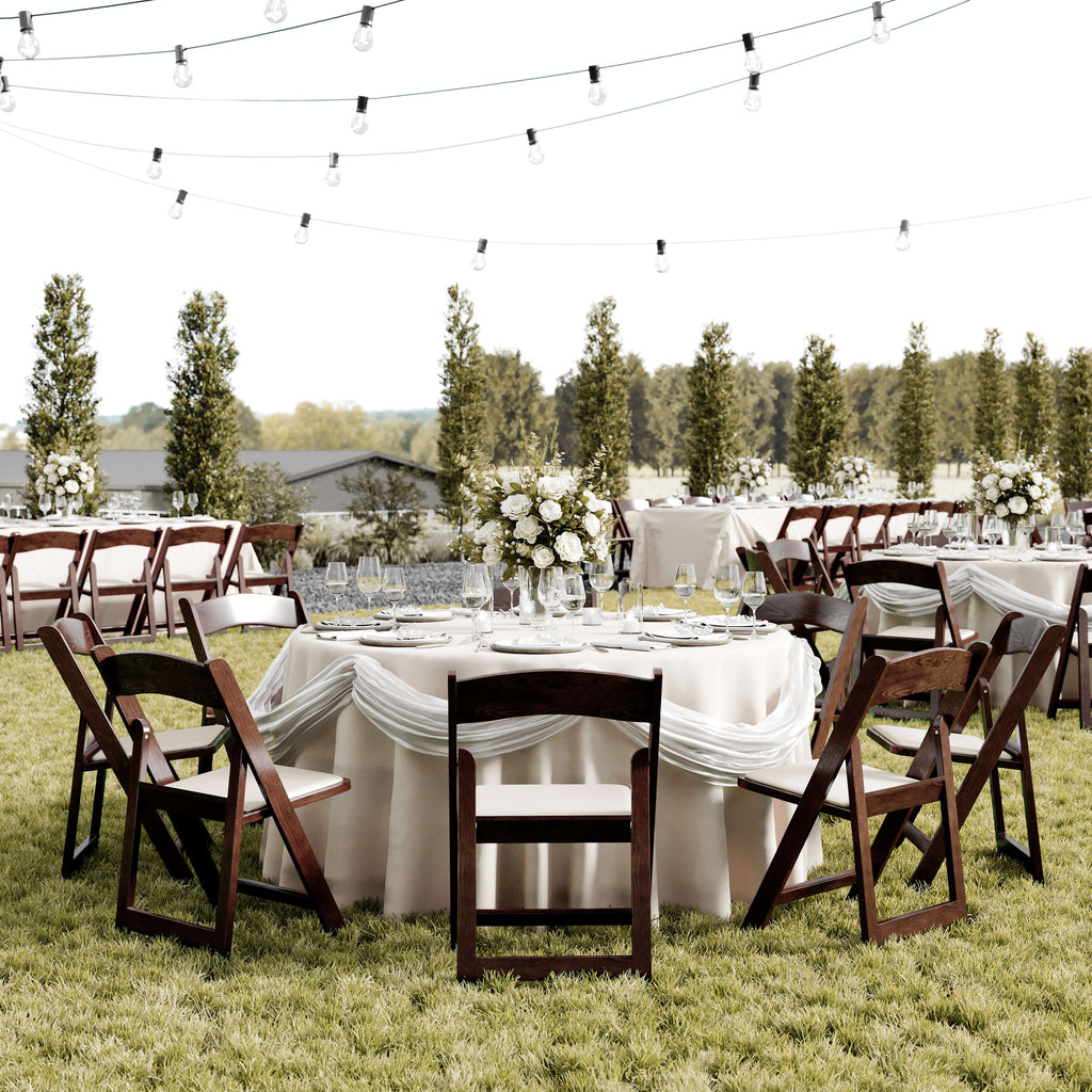 Folding Chair - Stackable Resin – 800LB Weight Capacity Event Chair