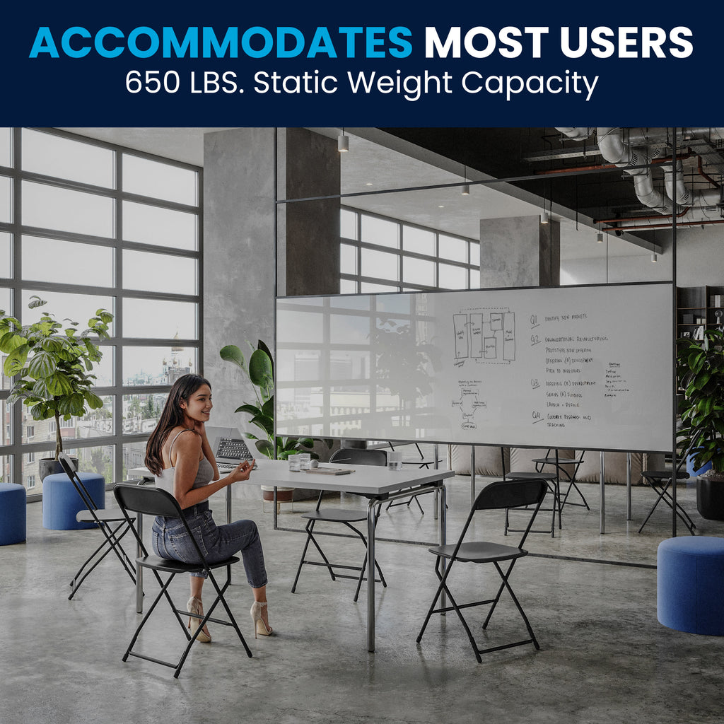 Series Plastic Folding Chair - 650LB Weight Capacity