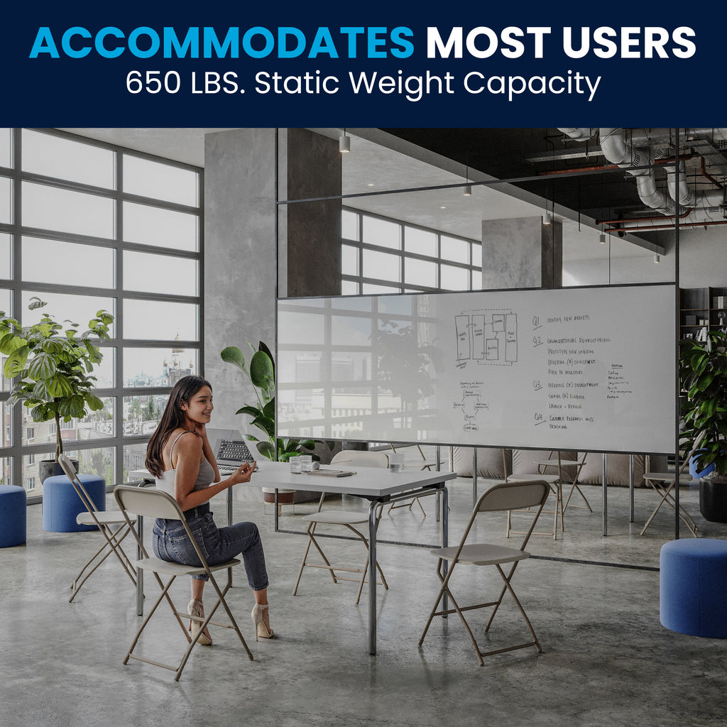 Series Plastic Folding Chair - 650LB Weight Capacity