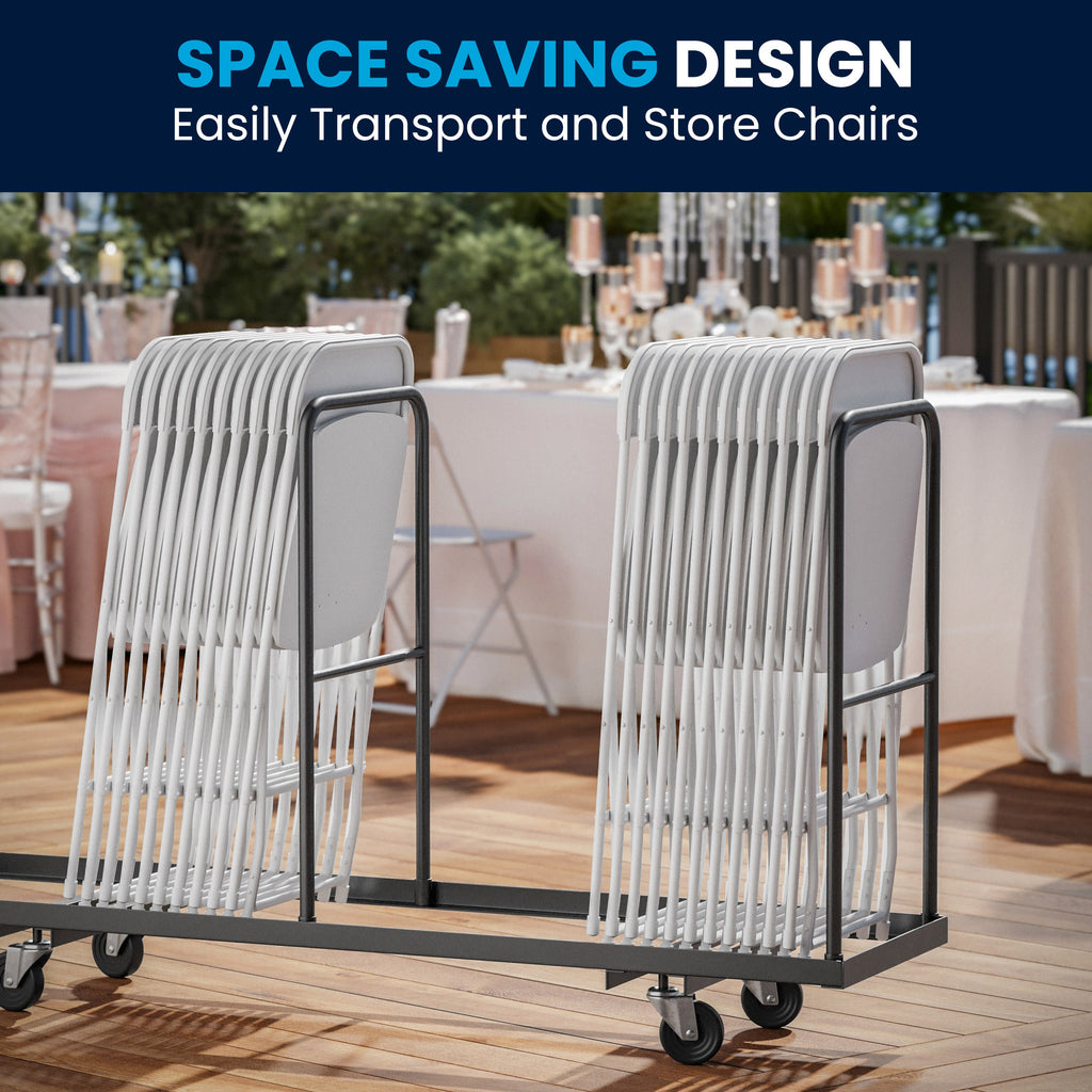 Series Plastic Folding Chair - 650LB Weight Capacity