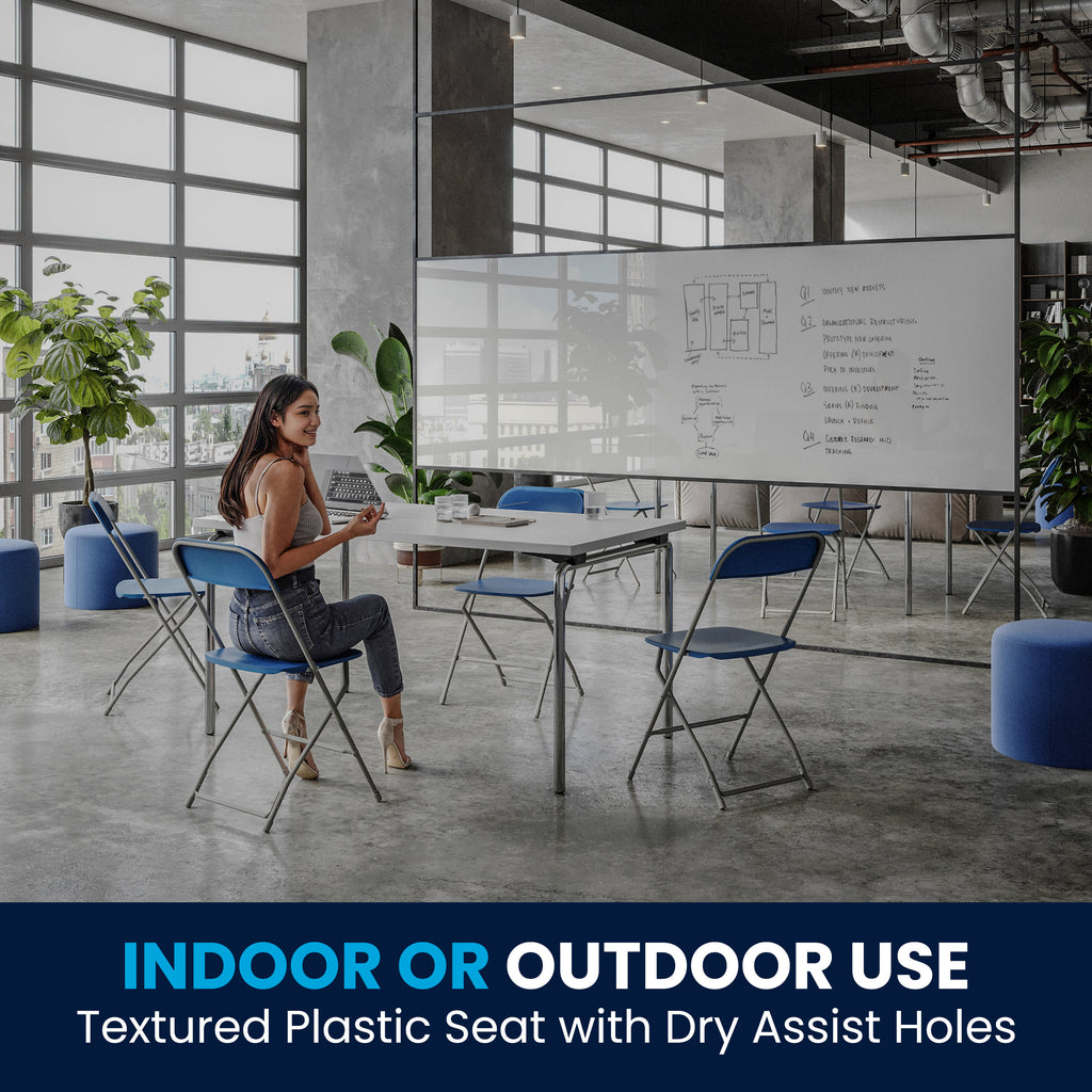 Series Plastic Folding Chair - 650LB Weight Capacity