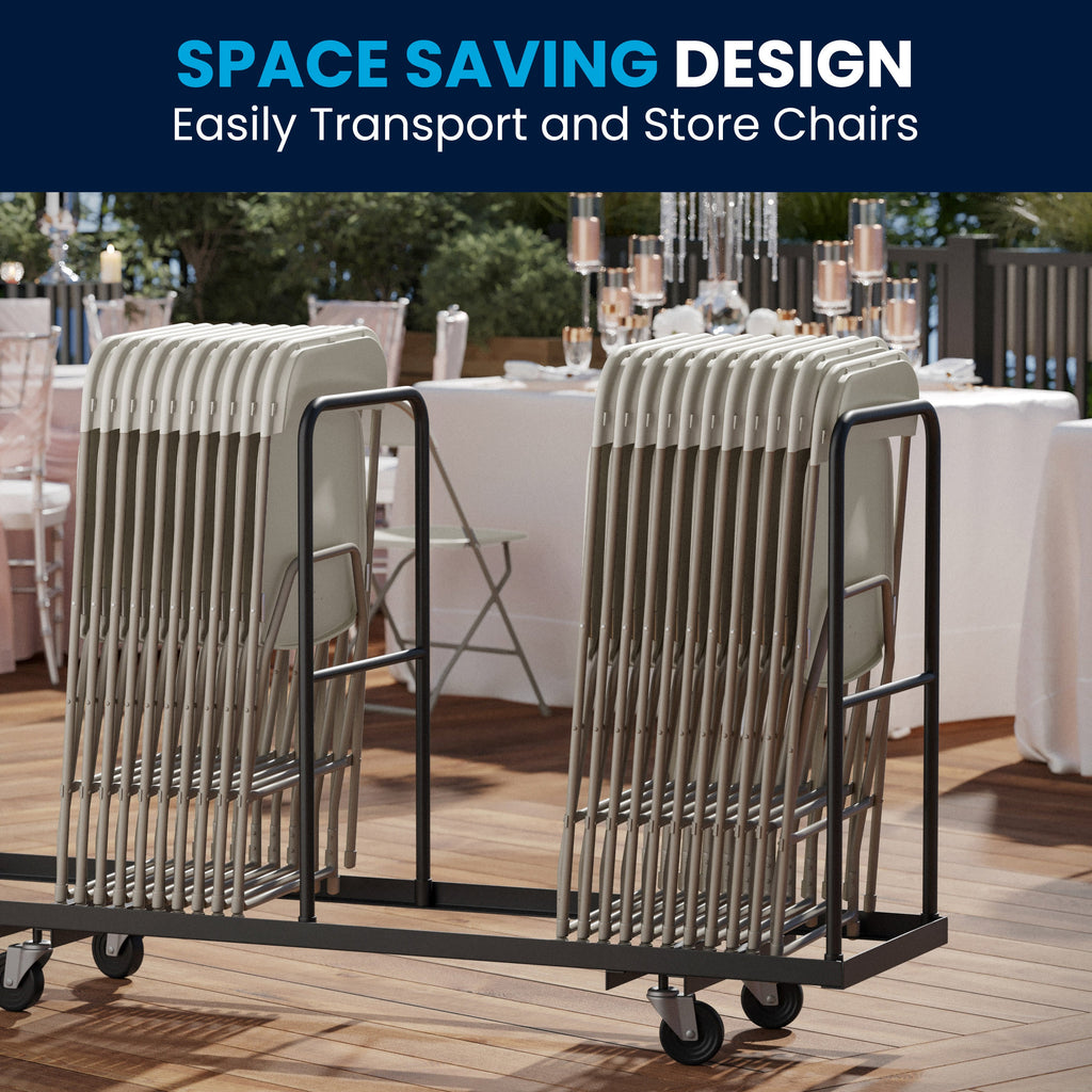 Series Plastic Folding Chair - 650LB Weight Capacity